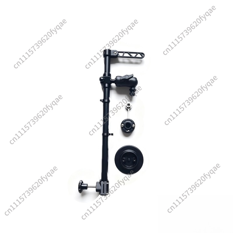 Fishing Rod Telescopic - Support détachable en métal pour détecteur