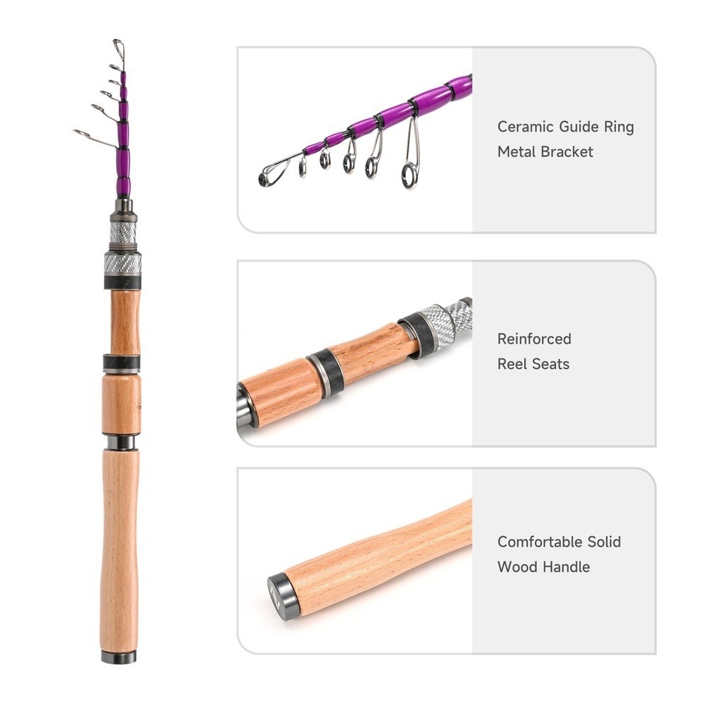 Canne à pêche L Action dédiée  - Fishing Rod Carbon Fiber avis et prix